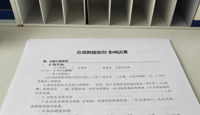 合成树脂助剂在配套应用中的成分波动问题分析